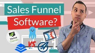 Best Sales Funnel Software? ClickFunnels vs Builderalll vs Thrive Themes vs OptimzePress