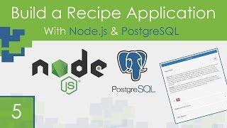 Recipe App Using Node.js & PostgreSQL - Part 5