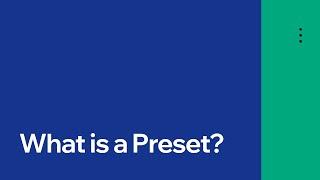 What Is a Preset? | Content Manager by Wix Data