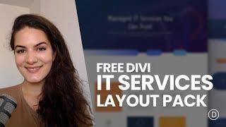 Get a Free IT Services Layout Pack for Divi