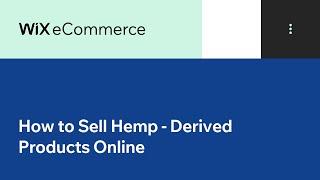 How to Sell Hemp-Derived Products Online | Wix.com