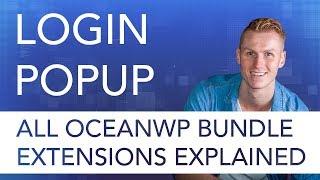Popup Login Tutorial | OceanWP Extension Bundle