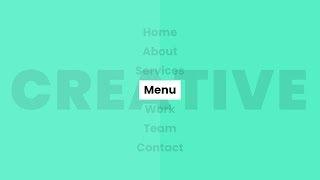 Pure CSS Creative Menu Hover Effects | Html5 CSS3 Tutorial