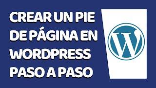 Cómo Hacer un Pie de Página en Wordpress 2020 - Tema  Astra y Elementor