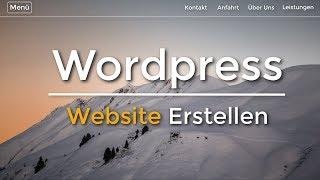 Wordpress Website Erstellen - Anfänger Tutorial | (Deutsch/German)