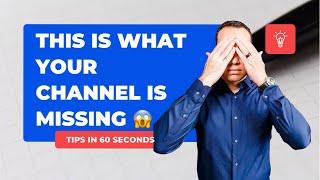 This Is What Your Channel Is Missing  #shorts