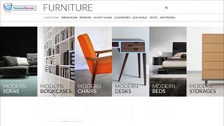 Selling Furniture Online PrestaShop Theme, #51386