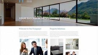Property Management Responsive Moto CMS 3 Template #53737