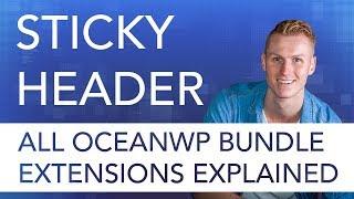 Sticky Header Tutorial | OceanWP Extension Bundle