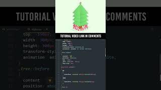 New Year 3D Animation Effects using Html and CSS Only #shorts