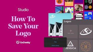How to Save Your Logo | GoDaddy Studio