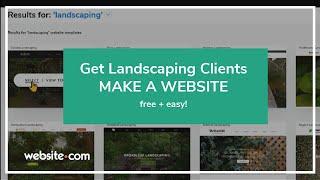 How to Make Landscaping Website 2021 [Beginner Friendly]