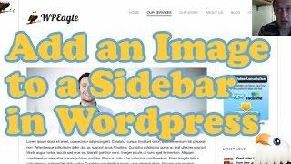 How to add an image to a sidebar in WordPress
