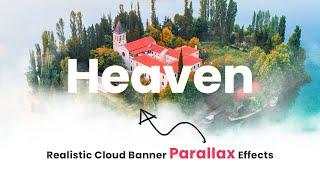 Realistic Cloud Banner Parallax Effects | CSS & Javascript