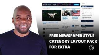 Free Newspaper Style Category Layout Pack for Extra