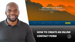 How to Create an Inline Contact Form