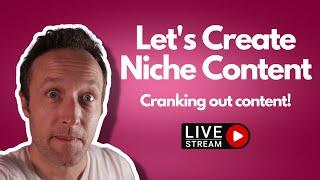 CREATING CONTENT LIVE! - Chat, Q&A, Merch giveaway and more!