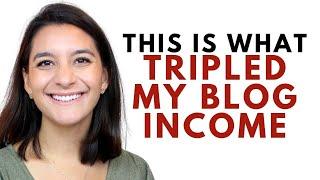 This Tripled My Blog Income In Less Than 1 Year | Best Way to Make Money Blogging
