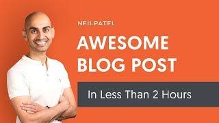 5 Tips For Writing An Awesome Blog Post