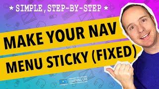 How To Create A Sticky Floating Navigation Menu
