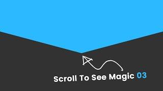 CSS3 Transform Effects on Scroll | Skewed Background Transform using Html CSS & Javascript