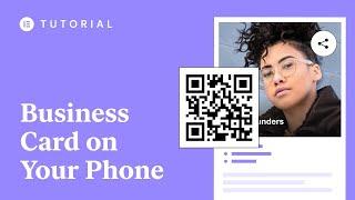 How To Make a Digital Business Card With Elementor
