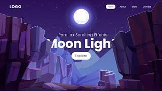 Parallax Scrolling Website | How to Make Website using Html CSS & Javascript