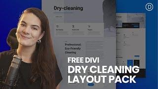 Get a FREE Dry Cleaning Layout Pack for Divi