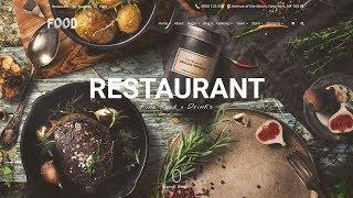 Food WordPress Theme Home-Page Presentation - Restaurant Responsive Templates