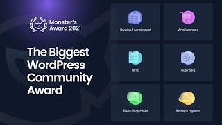 The biggest WordPress Community Award by TemplateMonster