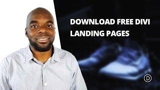 Download the Free Divi Landing Pages Layout Pack