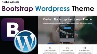 Wordpress Theme With Bootstrap [3] - Menu With Dropdown