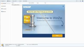 Downloading And Installing WinZip