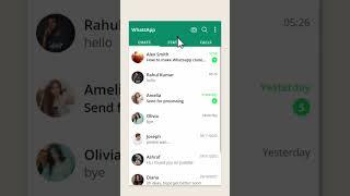 Whatsapp UI Clone in Html and CSS | Chat App Design #shorts
