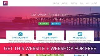 Free Website and Webshop for Everyone!!