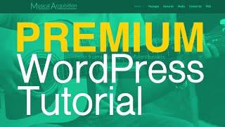 How to Make a PREMIUM Website with WordPress - Complete Tutorial