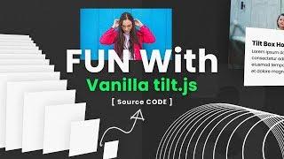 Source Code | Mousemove 3D Parallax Tilt Effect using Vanilla Tilt.js