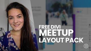 Get a FREE Meetup Layout Pack for Divi