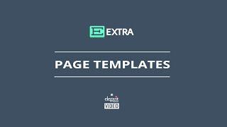 Extra Page Templates