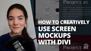 How to Creatively Use Device Screen Mockups within Divi Layouts