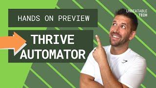 Thrive Automator Hands On - Zapier Alternative in the making?