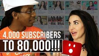 How a Small YouTuber Grew Her YouTube Channel from 4,000 to 80,000 Subscribers!!!