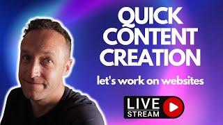 WORKING ON WEBSITES TOGETHER - JOIN ME  - [THURSDAY CREW LIVE STREAM]