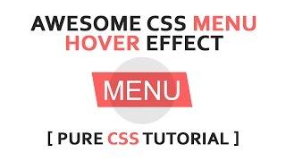 Awesome Css Menu Hover Effect - Html5 Css3 Hover Effect Tutorial - Plz SUBSCRIBE Us For Daily Videos
