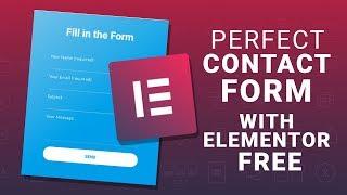 How to Customize Contact Form 7 with Elementor? Style contact form Elementor free and JetElements