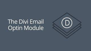 The Divi Email Optin Module