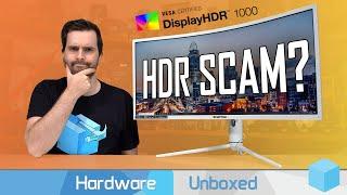 Cheap "DisplayHDR 1000" Scam? - Sceptre C345B-QUN168 Review