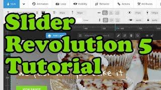 Slider Revolution 5 for WordPress - How To create and edit slides