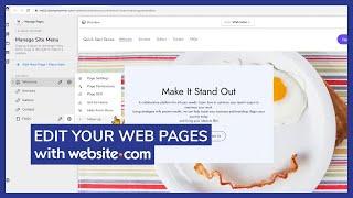 Jumpstart Your Website: Web Pages