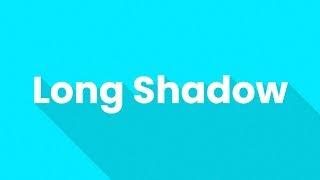 Flat Long Shadow Using CSS & Vanilla Javascript | CSS Text Shadow